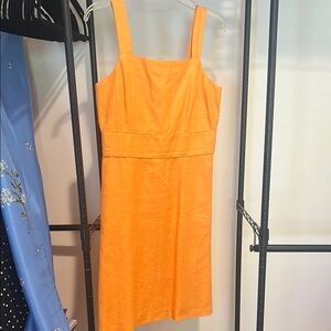 Orange Sleeveless Dress